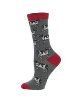 WHD socks WHD Cattle Crew Socks for Women & Men | Gift for Cow Lovers, Barnyard Fun
