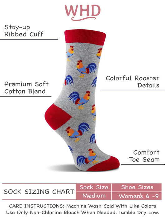 WHD socks WHD Chicken Socks for Women | Gift for Chicken Lovers