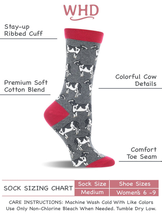WHD socks WHD Cows Socks 2-Pack or 1-Pack