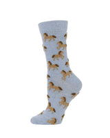 WHD socks WHD Cute Fuzzy Horse Socks for Women | Gift for Horse Lovers | 1-Pack/2-Pack