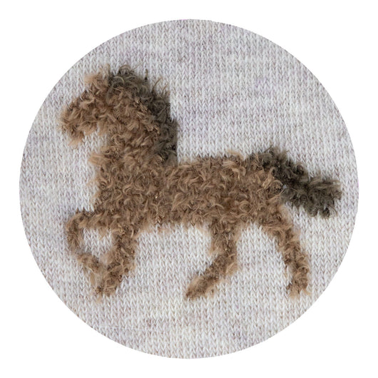 WHD socks WHD Cute Fuzzy Horse Socks for Women | Gift for Horse Lovers