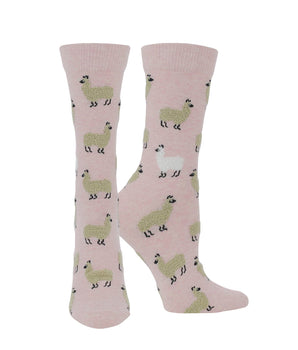 WHD socks WHD Cute Fuzzy Llama Socks for Women