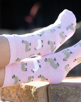 WHD socks WHD Cute Fuzzy Llama Socks for Women