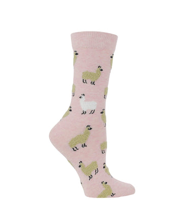 WHD socks WHD Cute Fuzzy Llama Socks for Women
