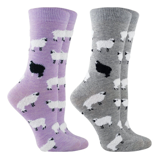 WHD socks WHD Fuzzy Sheep Socks 2-Pack or 1-Pack