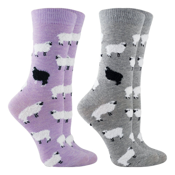 WHD socks WHD Fuzzy Sheep Socks 2-Pack or 1-Pack