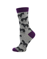 WHD socks WHD Multi Horse Socks | Gift for Horse Lovers | 2-Pack