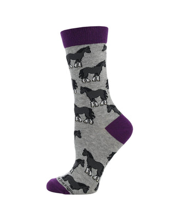 WHD socks WHD Multi Horse Socks | Gift for Horse Lovers | 2-Pack