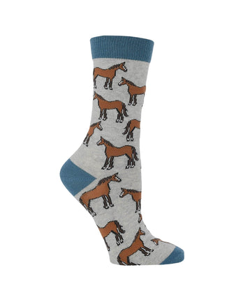 WHD socks WHD Multi Horse Socks | Gift for Horse Lovers | 2-Pack
