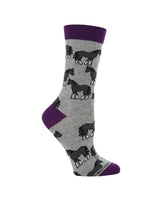 WHD socks WHD Multi Horse Socks | Gift for Horse Lovers | 2-Pack