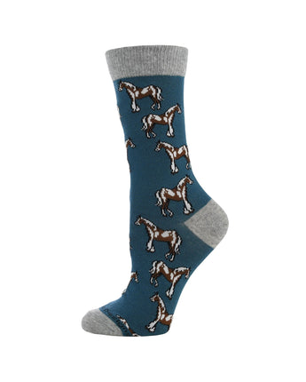 WHD socks WHD Multi Horse Socks | Gift for Horse Lovers | 2-Pack