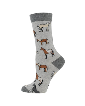 WHD socks WHD Multi Horse Socks | Gift for Horse Lovers | 2-Pack