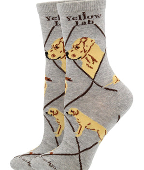 WHD socks Yellow Lab Socks for Women and Men | Perfect Dog Lovers Gift