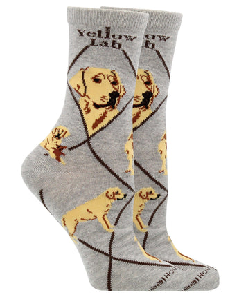 WHD socks Yellow Lab Socks for Women and Men | Perfect Dog Lovers Gift