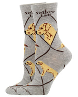WHD socks Yellow Lab Socks for Women and Men | Perfect Dog Lovers Gift