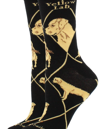 WHD socks Yellow Lab Socks for Women and Men | Perfect Dog Lovers Gift