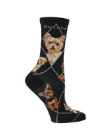 WHD socks Yorkie Puppy Socks for Women | Perfect Dog Lovers Gift