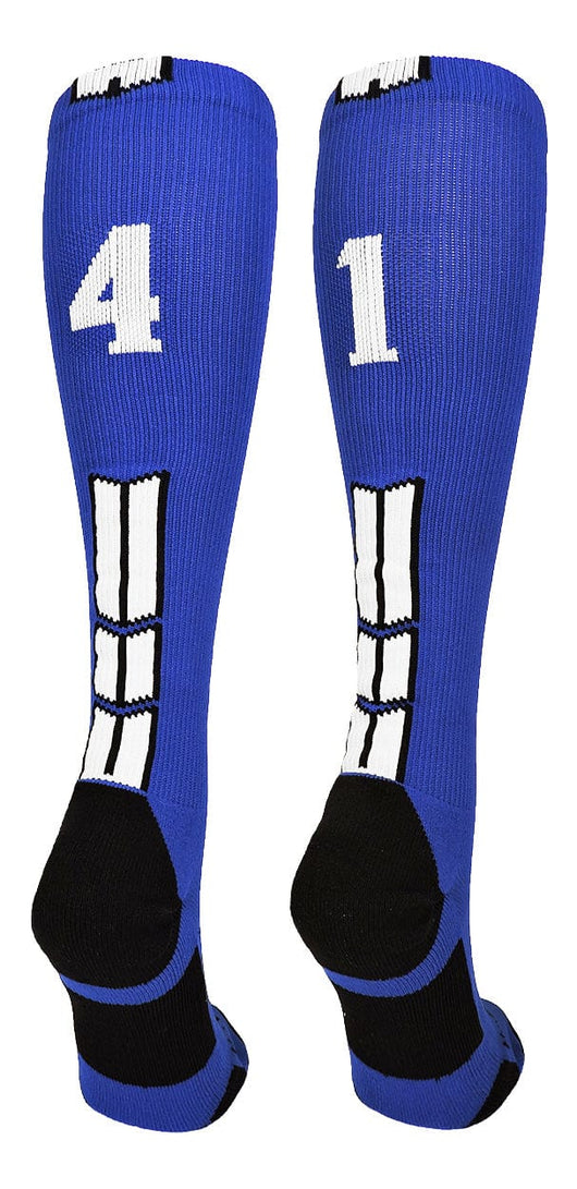 Player Id Jersey Number Socks Over the Calf Length Royal White