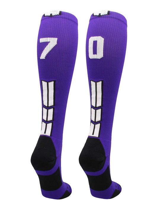 Player Id Jersey Number Socks Over the Calf Length Purple White