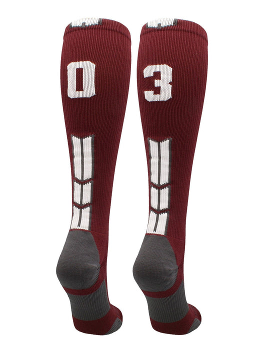 Player Id Jersey Number Socks Over the Calf Length Maroon White