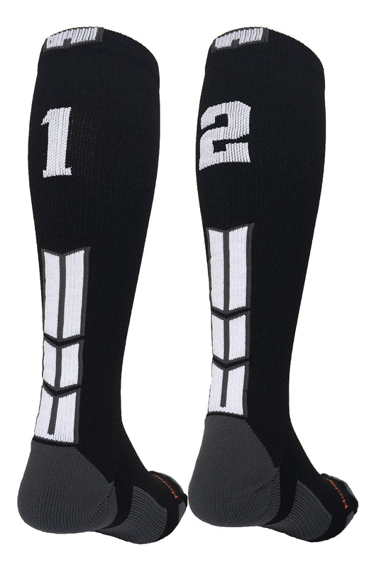 Player Id Jersey Number Socks Over the Calf Length Black White