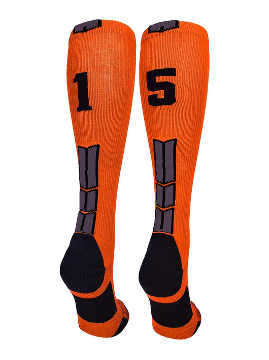 Player Id Jersey Number Socks Over the Calf Length Orange Black