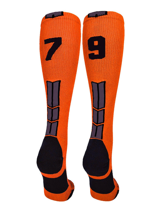 Player Id Jersey Number Socks Over the Calf Length Orange Black