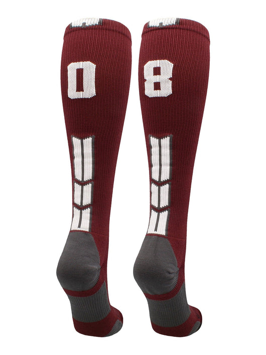 Player Id Jersey Number Socks Over the Calf Length Maroon White