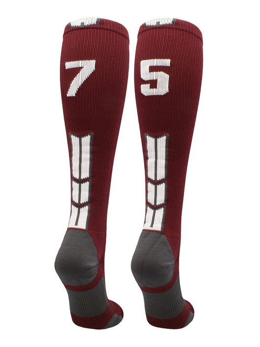 Player Id Jersey Number Socks Over the Calf Length Maroon White