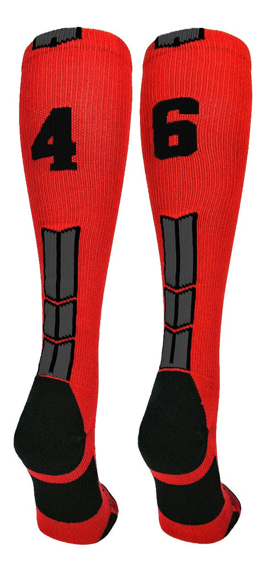 Player Id Jersey Number Socks Over the Calf Length Red Black