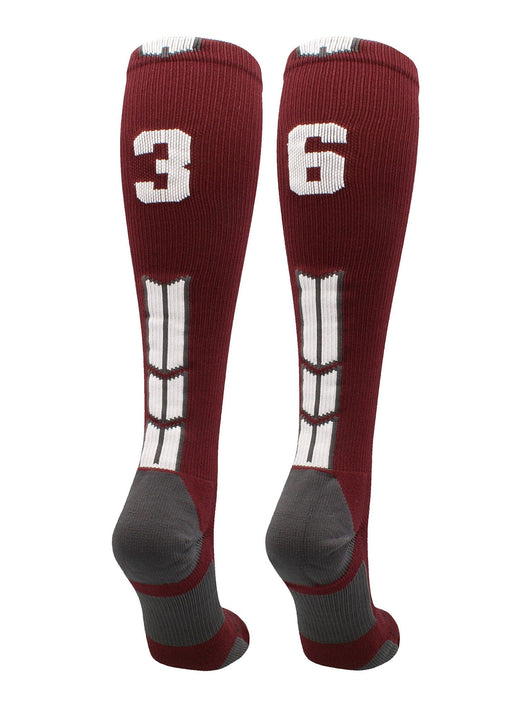 Player Id Jersey Number Socks Over the Calf Length Maroon White