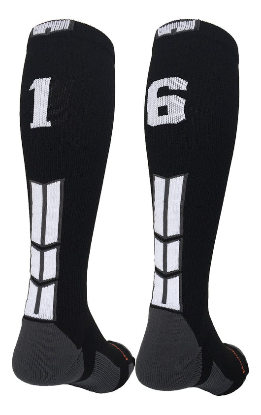 Player Id Jersey Number Socks Over the Calf Length Black White