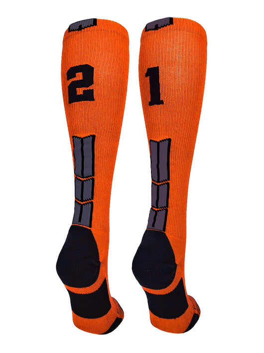 Player Id Jersey Number Socks Over the Calf Length Orange Black