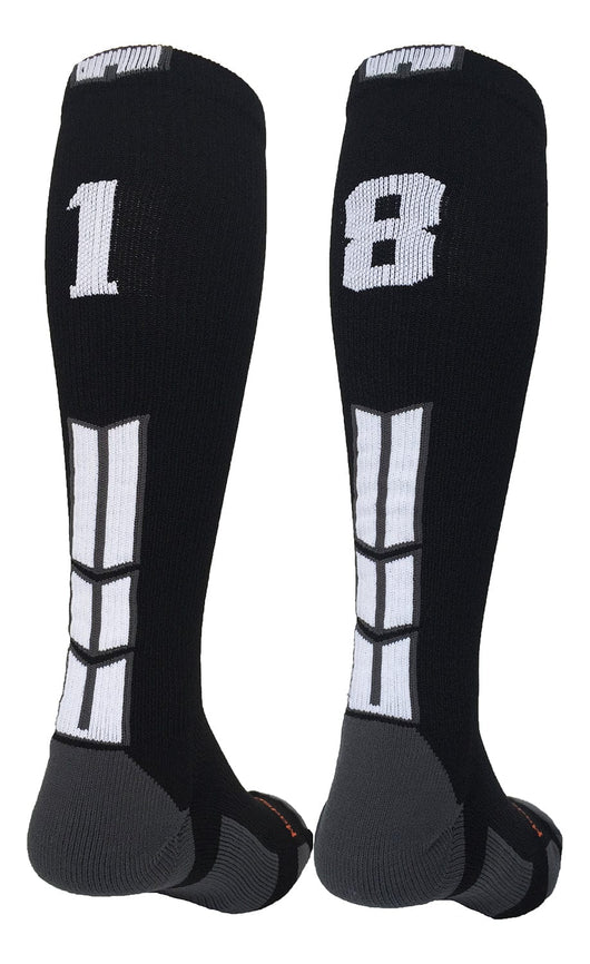 Player Id Jersey Number Socks Over the Calf Length Black White