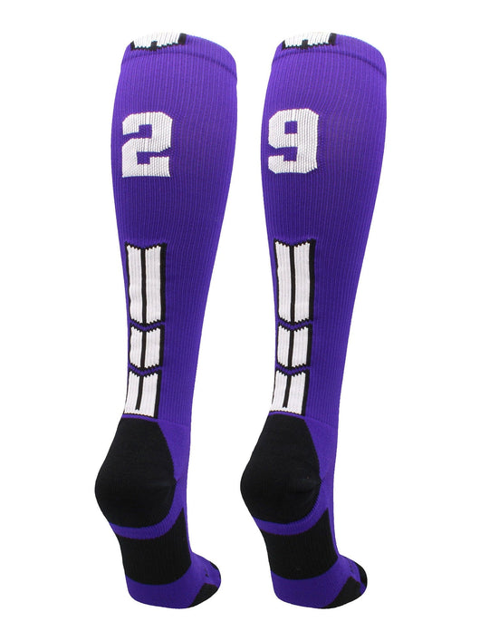 Player Id Jersey Number Socks Over the Calf Length Purple White