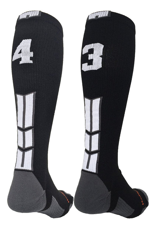 Player Id Jersey Number Socks Over the Calf Length Black White