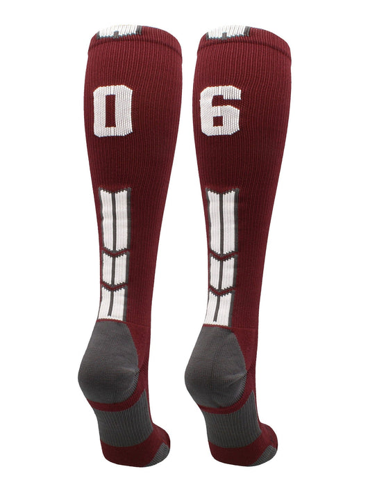 Player Id Jersey Number Socks Over the Calf Length Maroon White