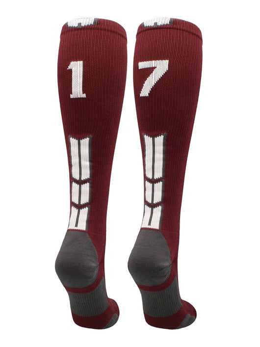 Player Id Jersey Number Socks Over the Calf Length Maroon White