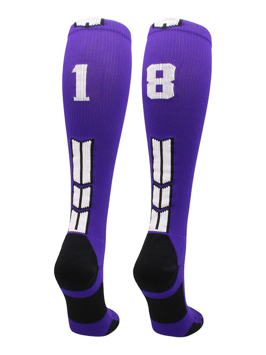 Player Id Jersey Number Socks Over the Calf Length Purple White