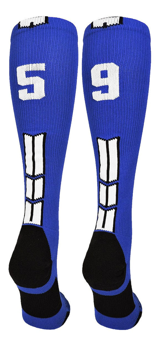 Player Id Jersey Number Socks Over the Calf Length Royal White