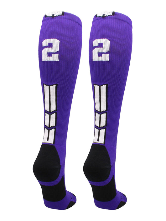 Player Id Jersey Number Socks Over the Calf Length Purple White