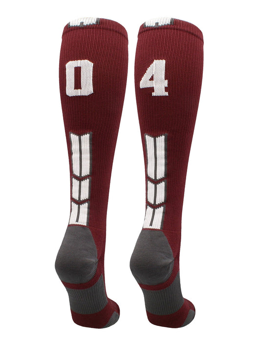 Player Id Jersey Number Socks Over the Calf Length Maroon White