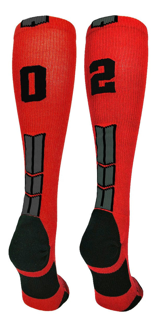 Player Id Jersey Number Socks Over the Calf Length Red Black