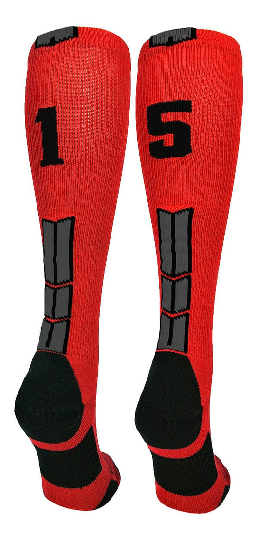 Player Id Jersey Number Socks Over the Calf Length Red Black
