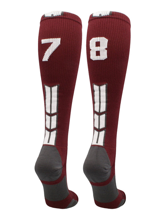 Player Id Jersey Number Socks Over the Calf Length Maroon White