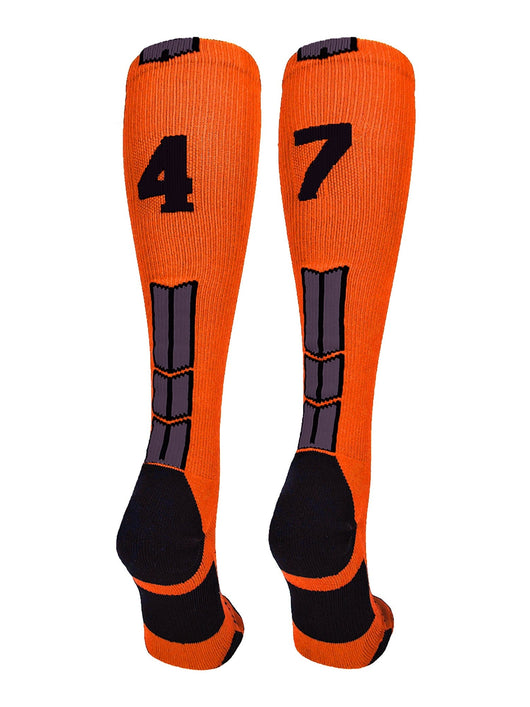 Player Id Jersey Number Socks Over the Calf Length Orange Black