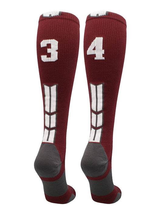 Player Id Jersey Number Socks Over the Calf Length Maroon White