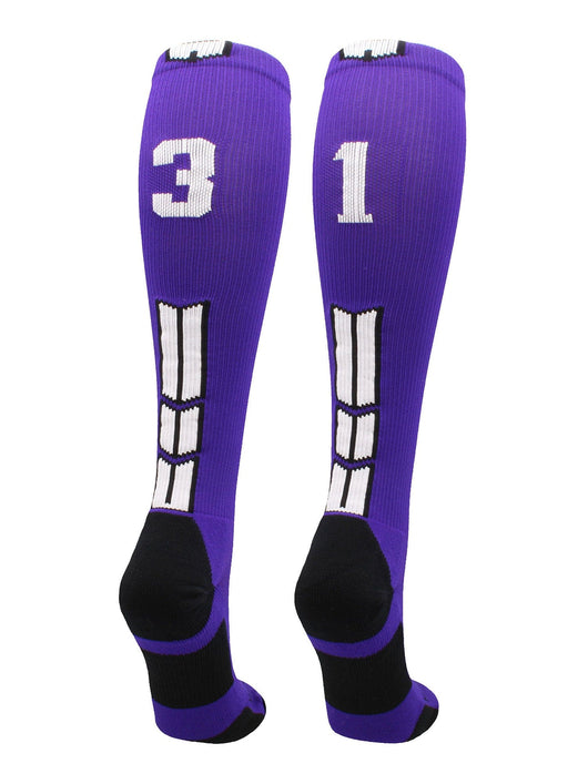 Player Id Jersey Number Socks Over the Calf Length Purple White