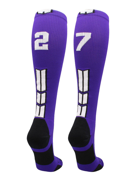 Player Id Jersey Number Socks Over the Calf Length Purple White