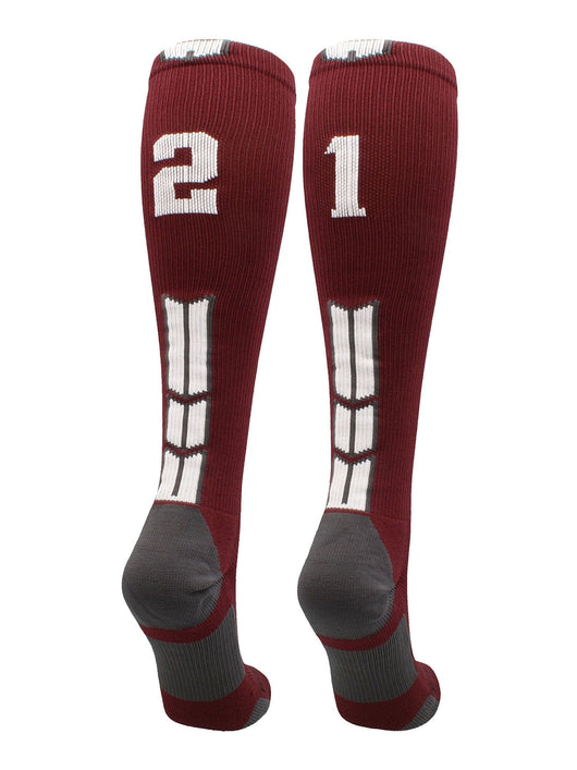 Player Id Jersey Number Socks Over the Calf Length Maroon White